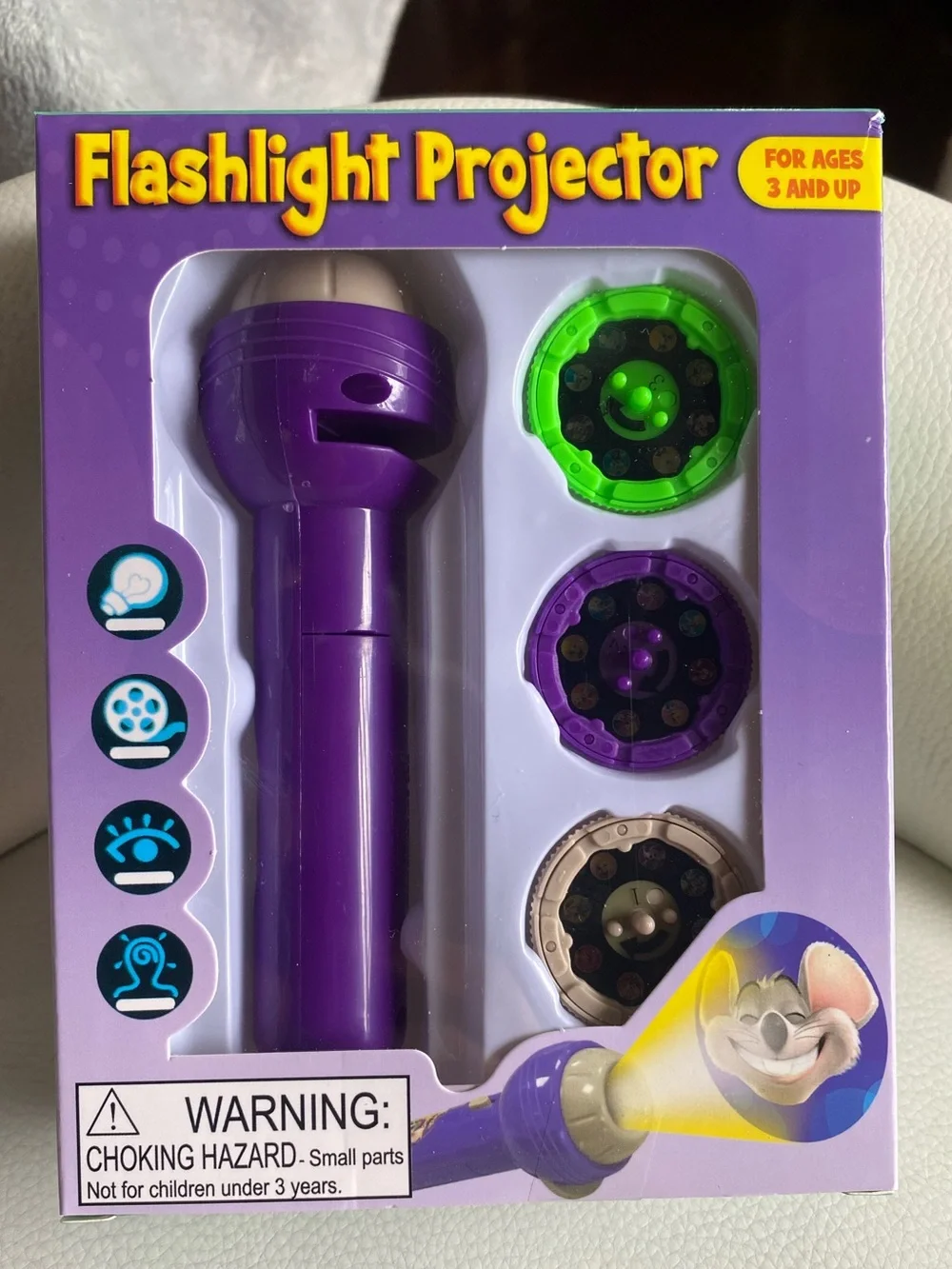 Chuck E. Cheese Flashlight Projector